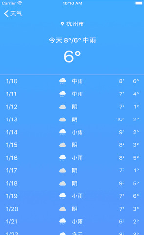 极速天气软件