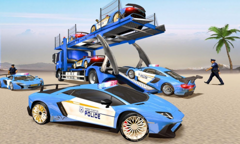 美国警车3D运输