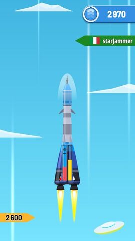 rocket sky